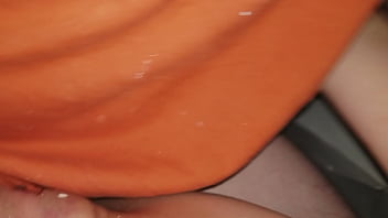 Вагинально-анальная ебля в масле с развратной абеллой денжер в резиновых штанах